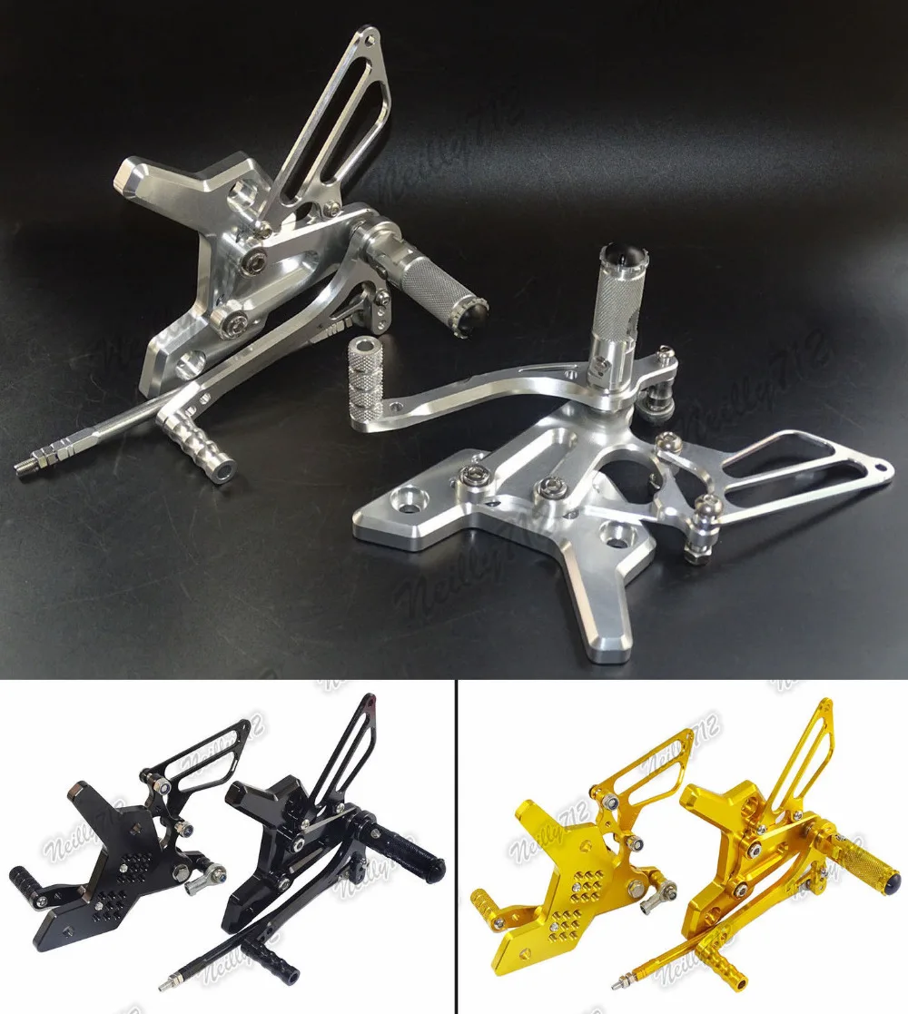 

Motorcycle CNC Aluminium Adjustable Rider Rear Sets Rearset Footrest Foot Fold Rest Pegs For KAWASAKI Z750 Z750S 2004 2005 2006