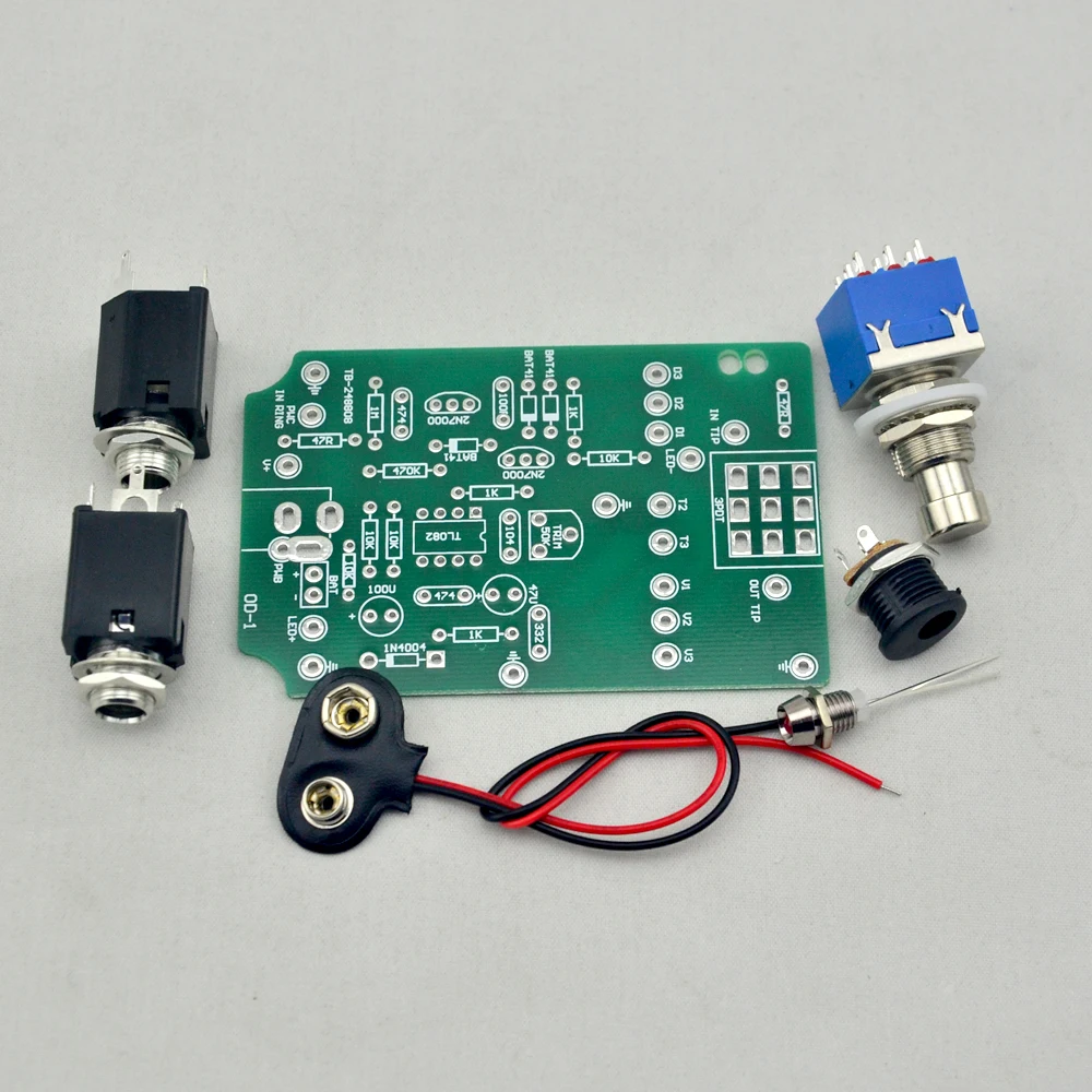Набор педалей для гитары Overdrive PCB ножной переключатель 3PDT и многое другое