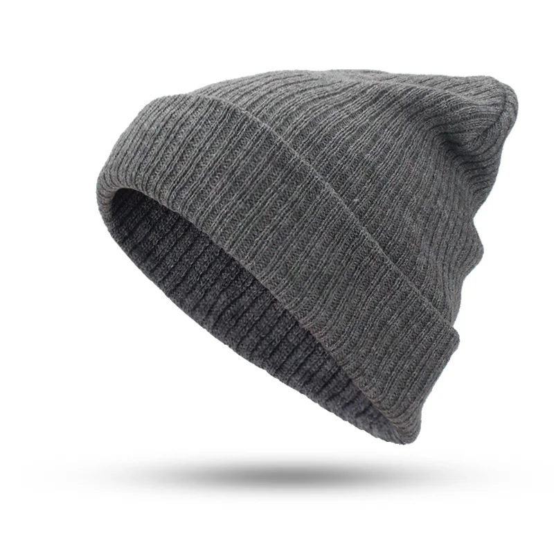 Новая модная зимняя шапка для женщин и мужчин, зеленая шапка Skullies Beanie, теплые шапки унисекс, вязаная шапка для мужчин, бини, простая теплая мягкая шапка