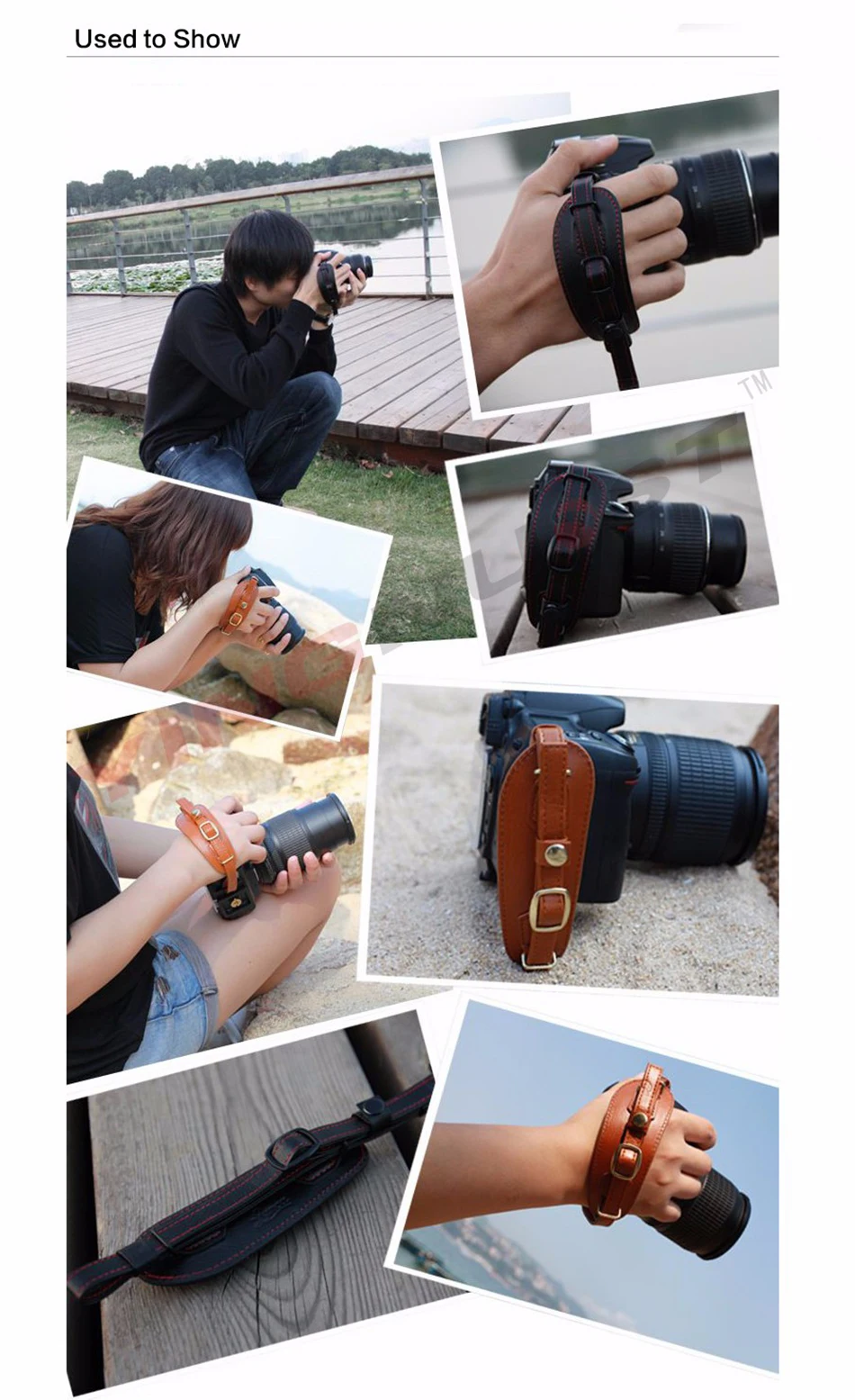 Из искусственной кожи Камера повязка на руку ремешок ремень с Металл Quick Release Plate для Sony Nikon Canon Pentax Fujifilm DSLR Камера s