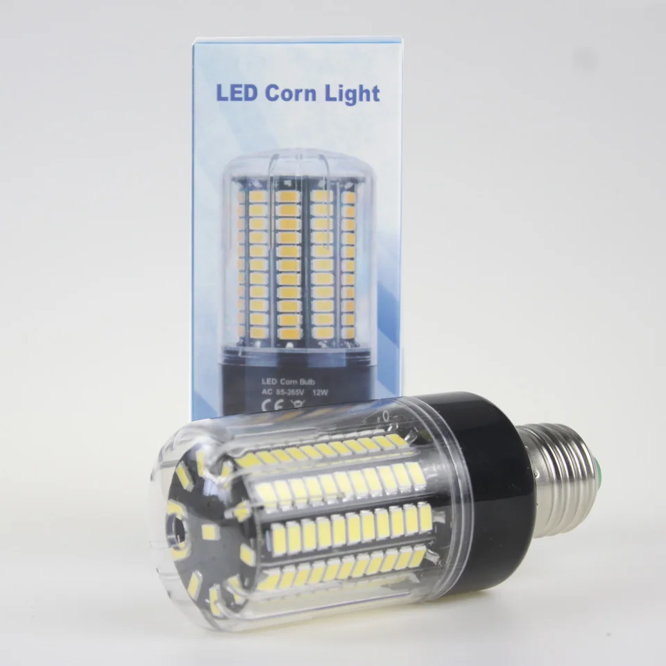 Светодиодная лампа SMD5736 2 шт./лот без мерцания умная IC E27 E14 светодиодная с