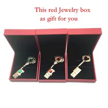 Heart Key 4G 8G 16G 32G USB PenDrive Red Jewelry box Memory Stick Waterproof Metal