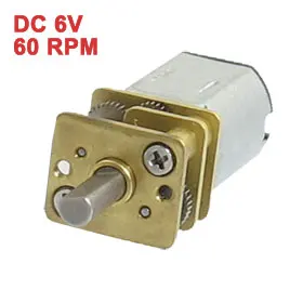

UXCELL(R) High Quality 1Pcs 6V 60 RPM DC High Torque Electric Replacement Gear Box Motor