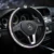 Лебедь Зима Плюшевые крышка рулевого колеса со стразами Мех животных Авто Чехлы для руля управления алмазного колеса автомобиля случае Салонные аксессуары