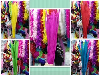 

Free shipping wholesale high quality 100pcs natural Golden Pheasant feathers 60-70cm / 24-28inch decorative stage performance