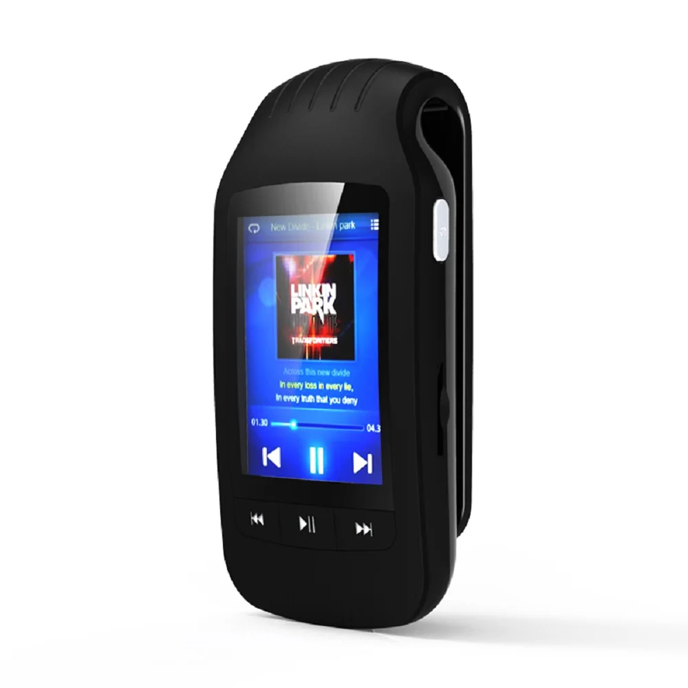 Клип HOTT 1037 MP4-плеер Bluetooth 8 Гб портативный спортивный шагомер музыкальный плеер fm-радио электронная книга с сенсорным экраном Голосовая перекодировка - Цвет: back