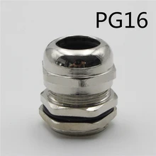 1 шт PG16 Никель латунь металл силикагель Водонепроницаемые кабельные сальники разъем применить к кабелю 10-14 мм