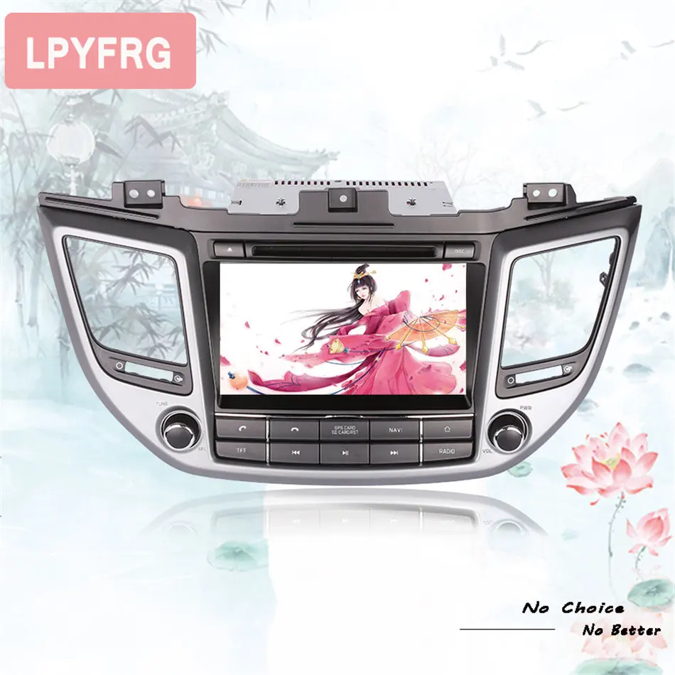 Cheap Android 9.0 4G+64G for Hyundai IX35 Tucson 2015 2016 2017 2018 gps navigation 2 din car dvd player gps radio stereo Audio Video 2