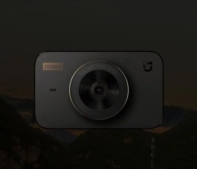 Xiaomi Mijia Carcorder 1S Smart DVR Автомобильный видеорегистратор 1080P 3D шумоподавление ips экран локальное Голосовое управление горячая распродажа - Цвет: Черный