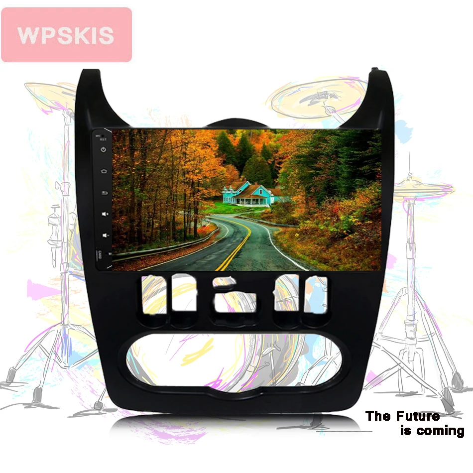 

9" ips hd touch screen for Renault Logan Duster 2008+ android 9.0 car Gps navigation pc tablet headunit tape media unit monitor