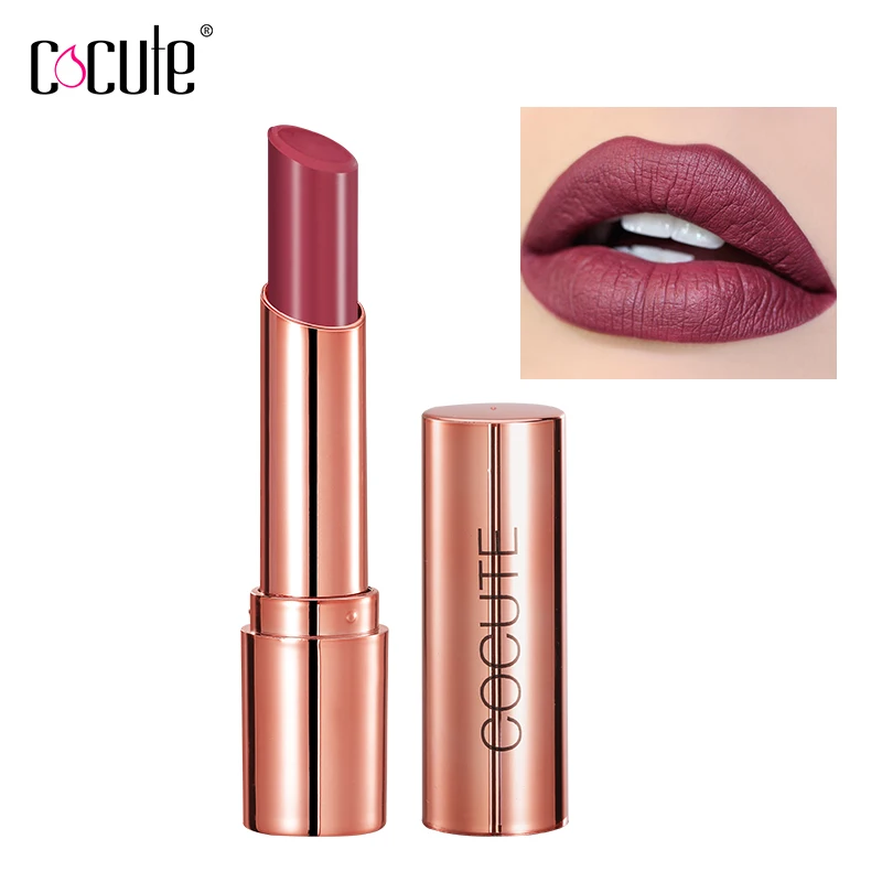 

Cocute New 12 Colors Velvet Lipstick Moisturizer Waterproof Lip Stick Women Sexy Beauty Cosmetic Long Lasting Lips Makeup