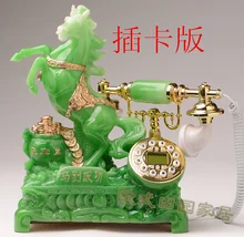 Wireless mobile phone phone card antique telephone European high-grade household fixed old-fashioned land cute hamburger land line telephone