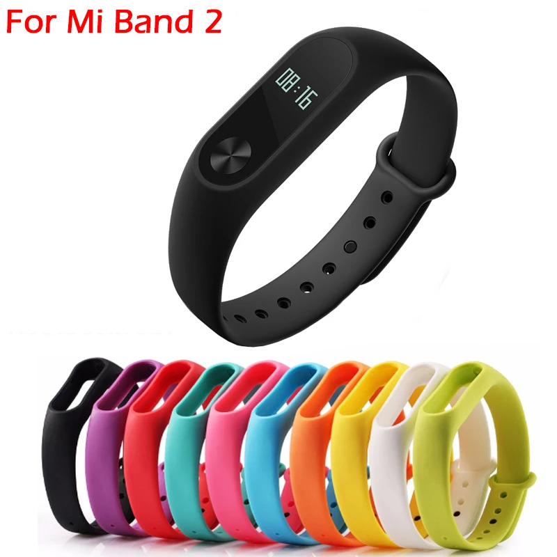 Mi Band 2 Silicone Replacement Strap Colorful font b Smart b font Band Bracelet font b