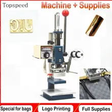 Мешок машина для печати логотипов горячего тиснения фольги машина кожа debossing для кожаных сумок, бумажников, ремней