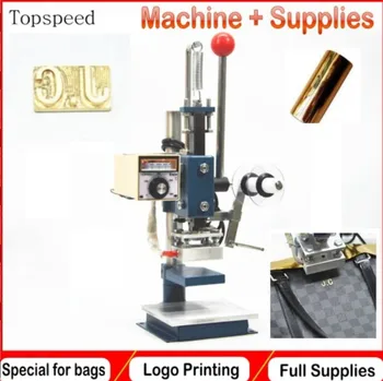 

2020 New Bag logo printing machine Hot foil stamping machine Leather debossing for leather bags, wallets, belts