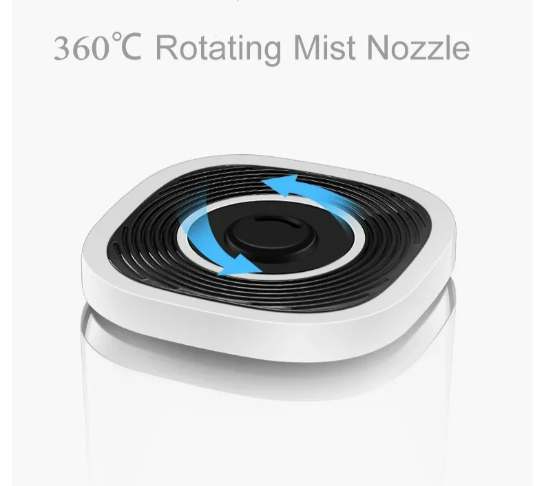 Digital Display 4L Aroma Cool Mist Ultrasonic Humidifier With Remote Control