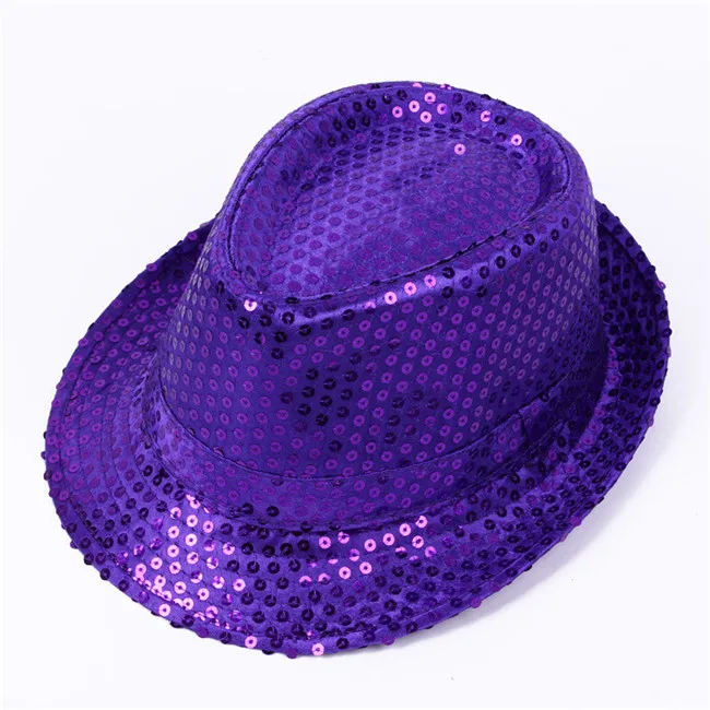 12-Pack Sequin Western Hats - Glitter Disco Party Hats For Costumes & Events