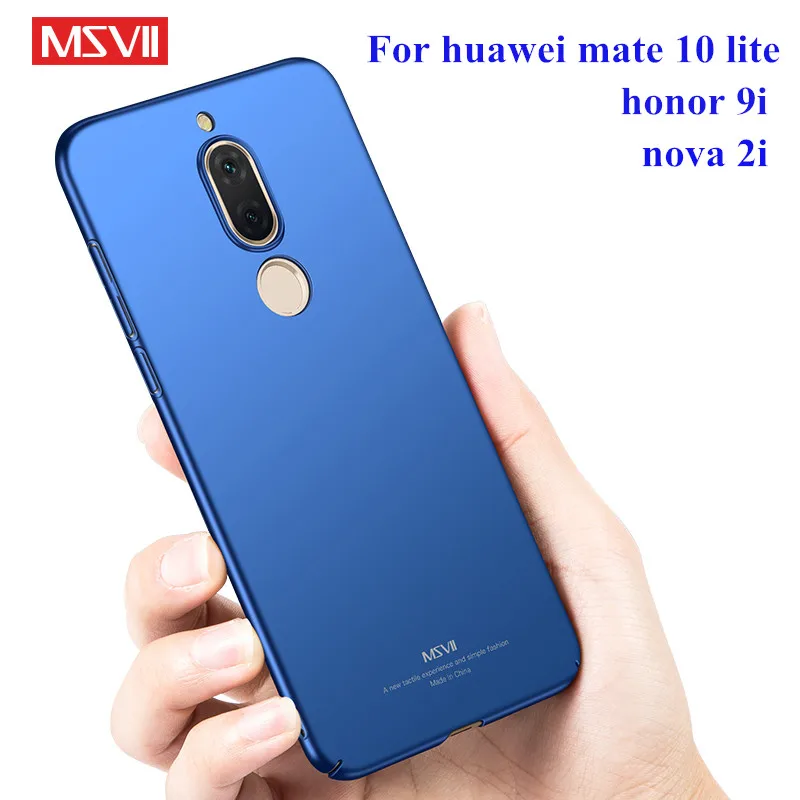 Чехол для Mate 10 lite msvii Ультратонкий Твердый чехол из поликарбоната с полной