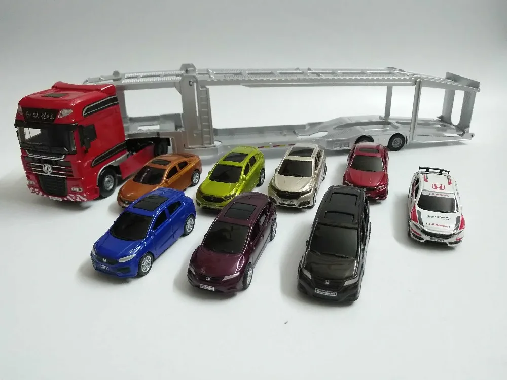 1:50 литая модель для набора 9 Honda 15-летия(Dongfeng грузовик, CRV, XRV, URV, CIVIC, Jade, Spirior и т. Д.) игрушечный автомобиль из сплава