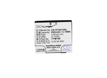 

Cameron Sino 850mAh Battery TYM760 for K-Touch A912, A915, A916, A933, A992, S860, V818, V98