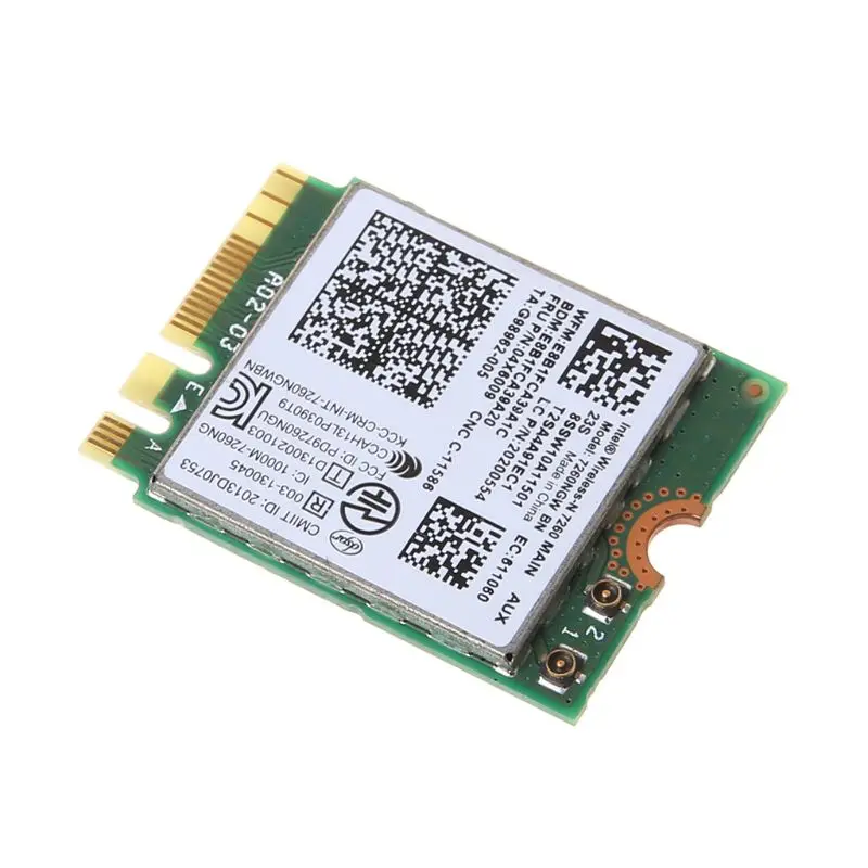 Беспроводной адаптер сетевой карты для lenovo Thinkpad T440 W540 L440 T450P Intel 7260NGW BN плата wireless WLAN Card 04W3830/04X6009