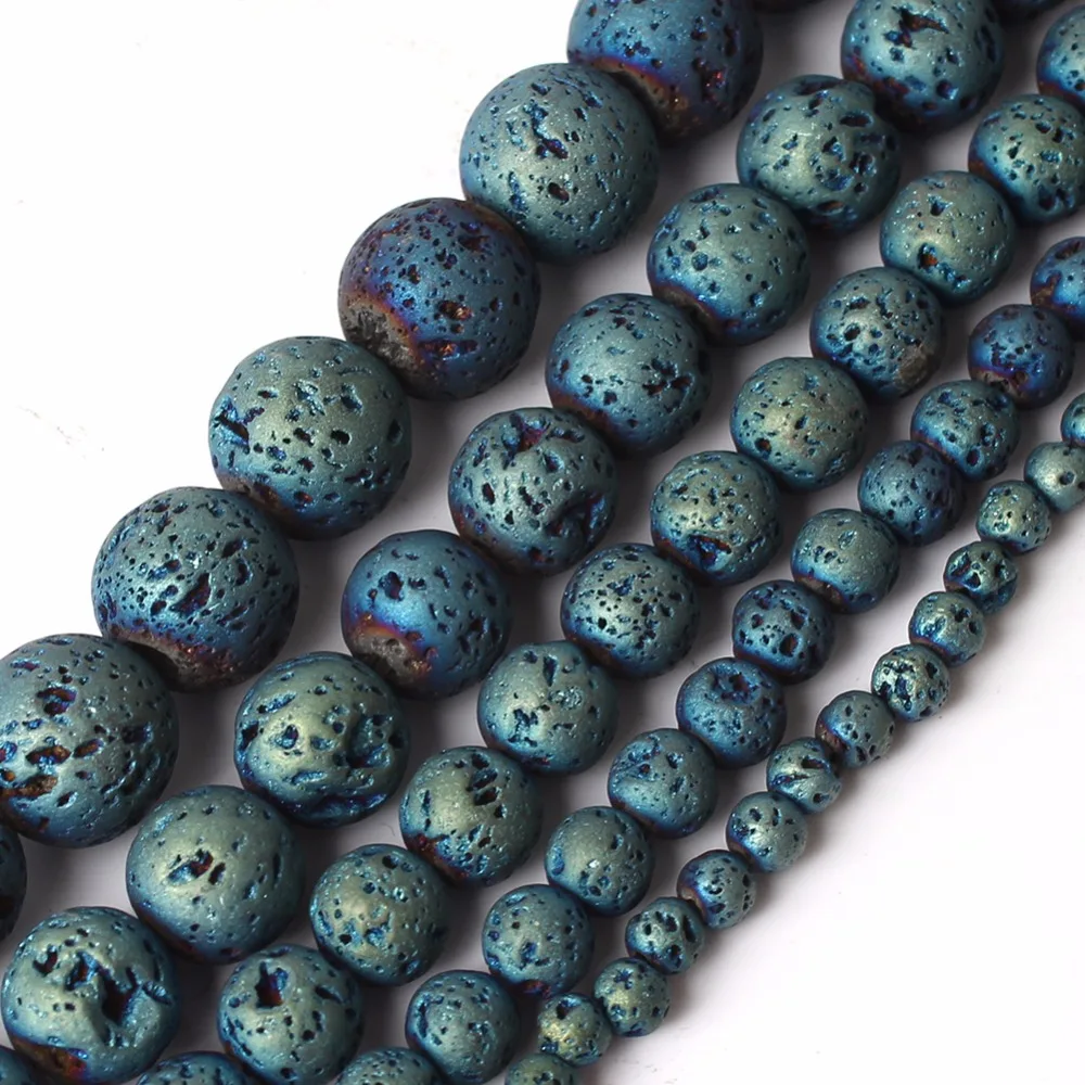 Buy Hot Sell Blue Color volcanic stone Wholesale