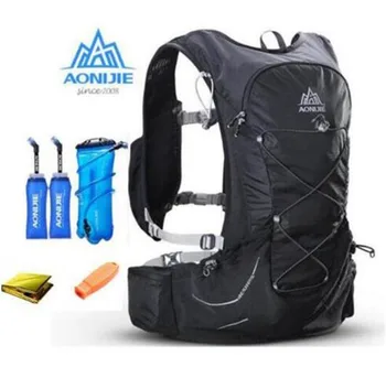 

AONIJIE 15L Outdoor Lightweight Hydration Hiking Backpack Vest Marathon Running Cycling Backpack For 3L Water Bag Men Women