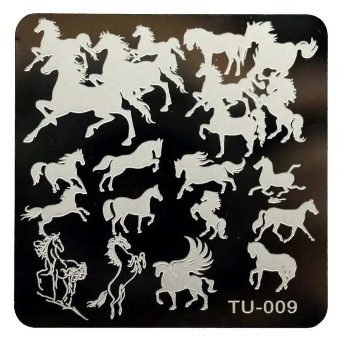 

2017 fashion DIY Nail Art Image Stamp Stamping Plates Manicure Template F35