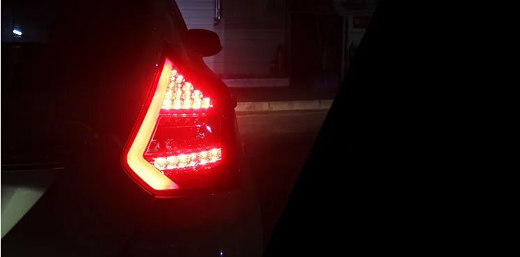 Светодиодный задний фонарь для Ford Focus hatchback 2012 светодиодный противотуманный фонарь для focus аксессуары задние фары для Ford Focus 3 автомобильный Стайлинг