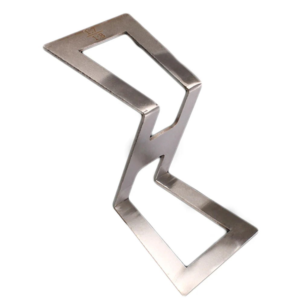 

Stainless Steel Woodworking Tool Z Type Universal Dovetail Marker Template Stainless Steel Dovetail Gauge Size 1:5-1:6 1:7-1:8