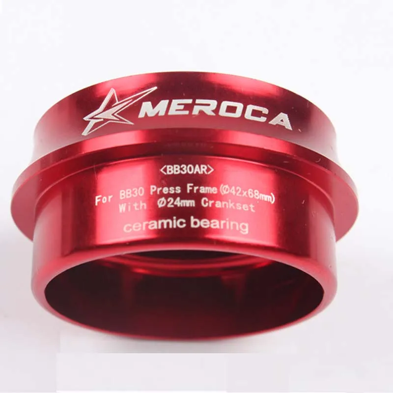 MEROCA Пресс Fit каретка 7075AL ЧПУ BB30/PF30 68 мм дорога горный велосипед оси GXP 24 мм/22