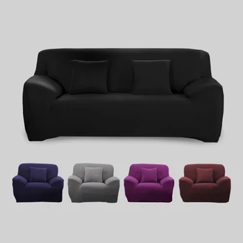 

Sofa Cover Big Elasticity 100% Polyester Spandex Stretch Couch Cover Loveseat Sofa Towel Furniture Cover Machine Wash 38