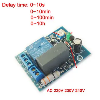

DYKB AC 220V 230V 240V Adjustable Timer Delay Turn On/Off Switch Time Relay Module PLC diy Home lighting delay control