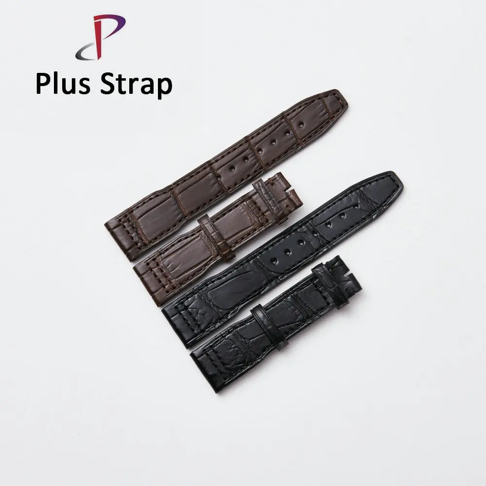 Plus Strap 20 21 22mm Men Real Crocodile Skin Watch band for Watch Strap Replacement Wristband Women Belt no Buckle High Quality цена Plus Strap 20 21 22mm Men Real Crocodile Skin Watch band for Watch Strap Replacement Wristband Women Belt no Buckle High Quality цены онлайн