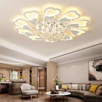 

K9 Crystal LED Chandelier Dimmable Luxury home lighting Ceiling lamp Living Room Bedroom lamp Modern Decoration indoor Lights
