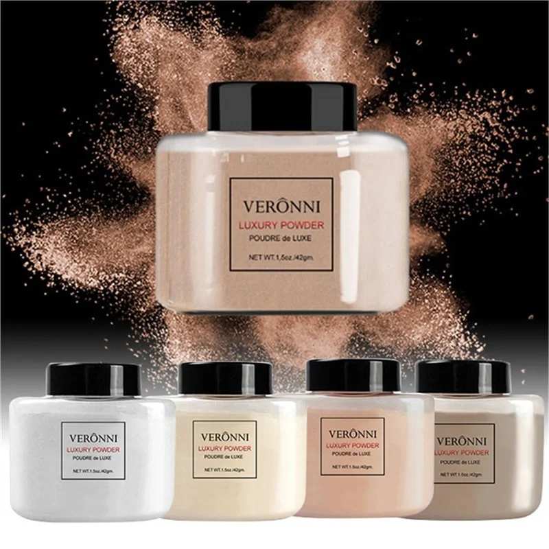 Expensive Price for  4 Colors Face Powder Makeup Whitening Brighten Oil-control Translucent Loose Mineral Banana Cosmeti