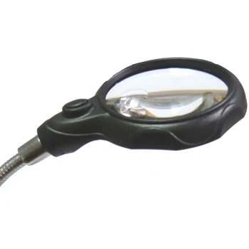 

2 Packs New 3.5x12x 3rd Helping Hand Magnifying Soldering LED Iron Stand Lens Magnifier