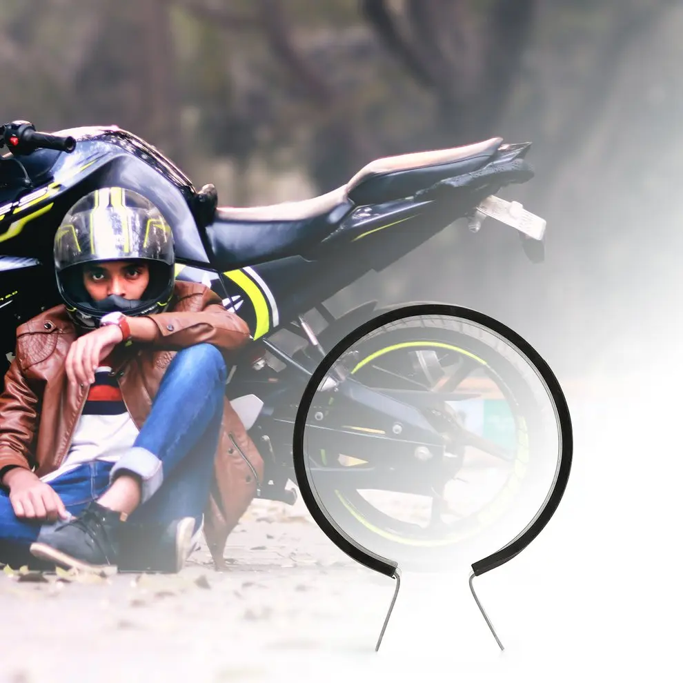 

Carbon Fiber Holder Clamp Fixed Ring Support Bracket for Motorcycle Exhaust Pipe Muffler Escape