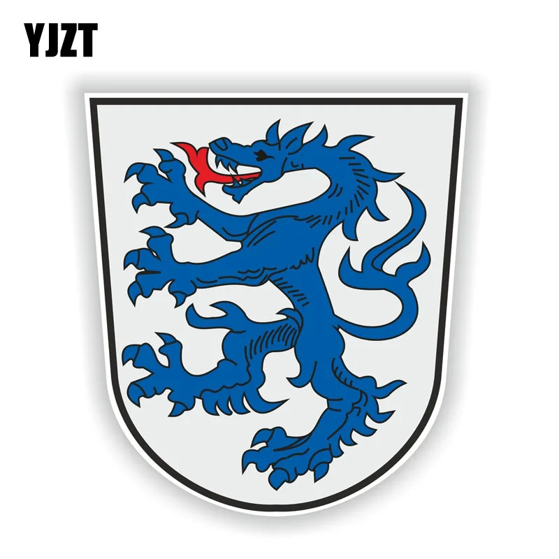 

YJZT 11CM*12CM Car Styling Ingolstadt GERMANY Coat Of Arms Car Body Car Sticker Decal 6-1932