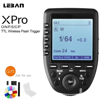 

Godox Xpro-C Xpro-N Xpro-S Xpro-F Xpro-O Xpro-P 2.4G HSS TTL Wireless Flash Trigger for Canon Nikon Sony Fuji Olympus Pentax