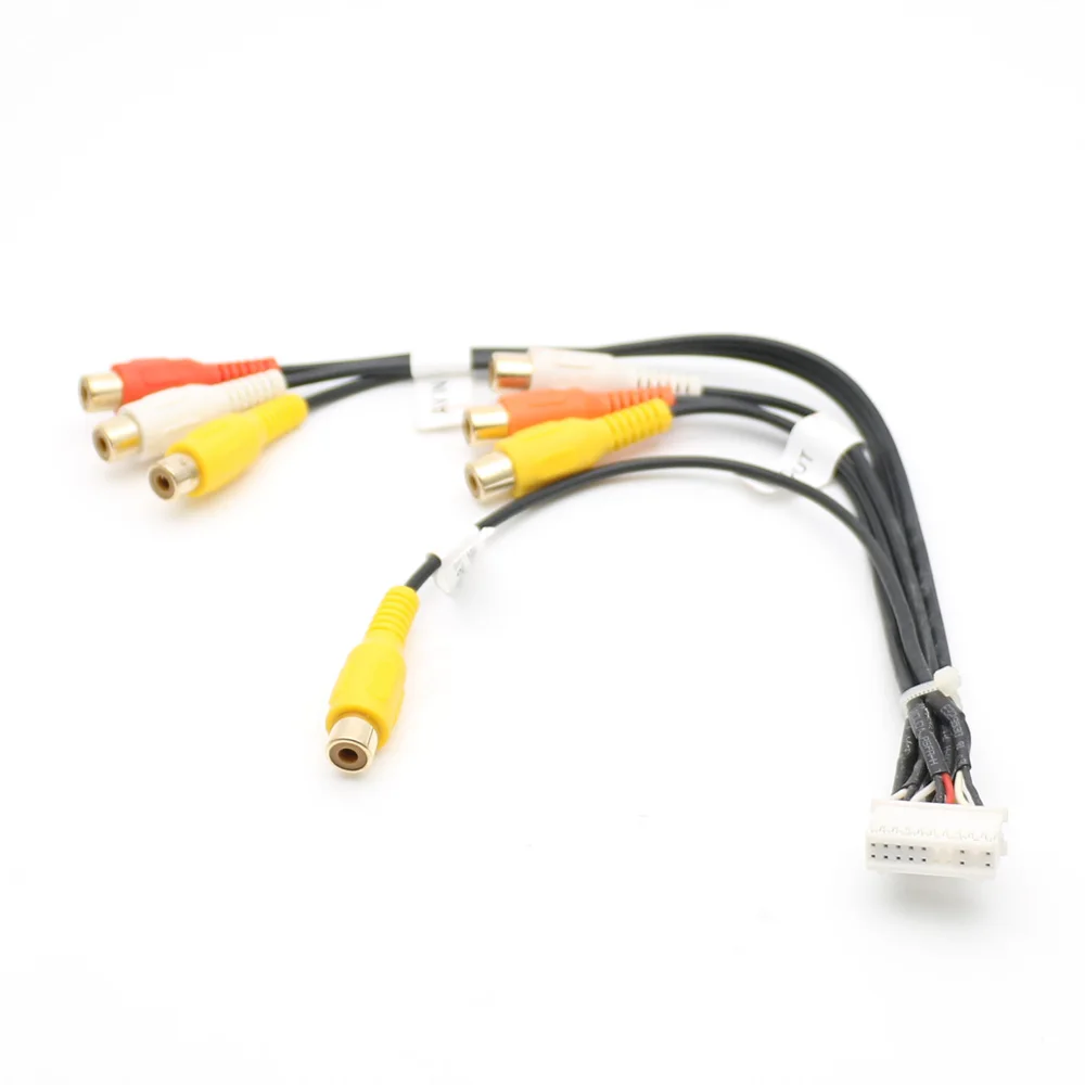20 Pin Plug Car Stereo Radio RCA AV IN Output Wire Harness Wiring Connector Adapter Cable-in Cables, Adapters & Sockets from Automobiles & Motorcycles on ...