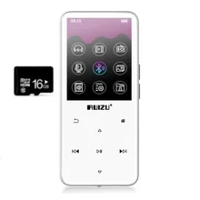 Новые Bluetooth mp3 плеер Сенсорный экран RUIZU D10 8 Гб плеера 2,4 дюймов Цвет Экран без потерь HiFi Звук с FM