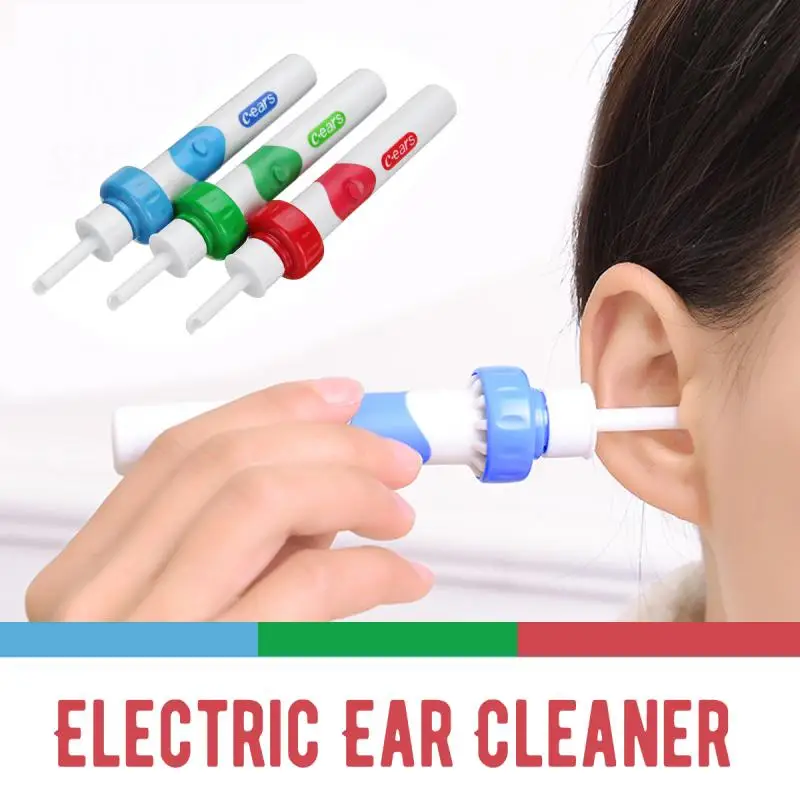 

3 Colors Comfortable Safety Ear Wax Cleaner Electric Cordless Vacuum Ear Cleaner For Ear Safe Remover Cleaning Painless Tool