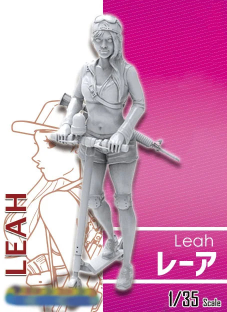 

1/35 modern girl ancient -- stand summer Resin figure Model kits Miniature gk Unassembly Unpainted
