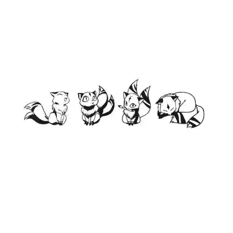 

Pegatina Inuyasha Kirara Sticker Anime Cartoon Car Decal Sticker Vinyl Wall Stickers Decor Home Decoration