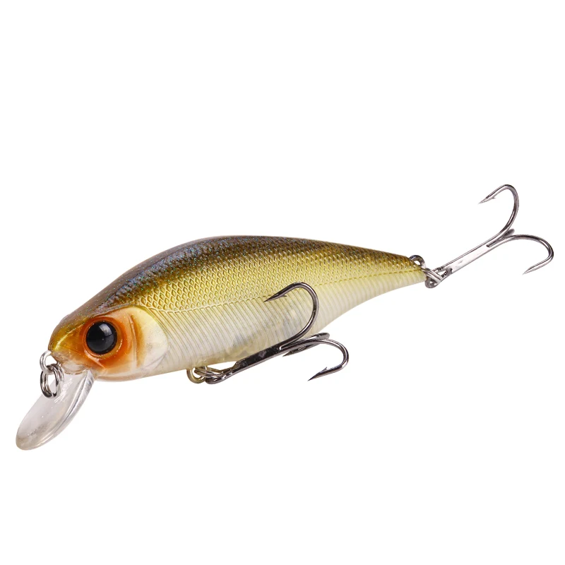 HAODIAOZHE Minnow твердые приманки Isca рыболовная Тонущая приманка Crankbait 3D глаза