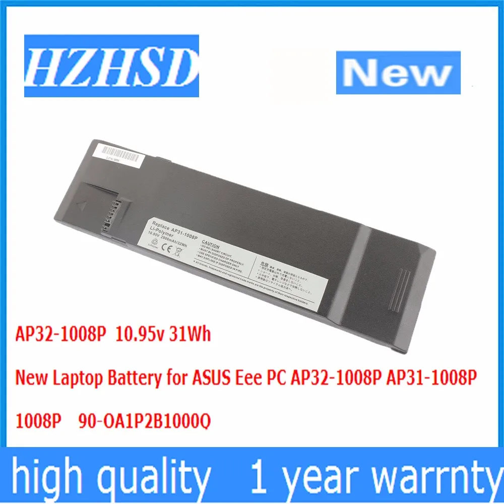 10.95 В 31wh Новый ap32-1008p ноутбука Батарея для Asus Eee PC ap32-1008p ap31-1008p 1008 P 90-oa1p2b1000q