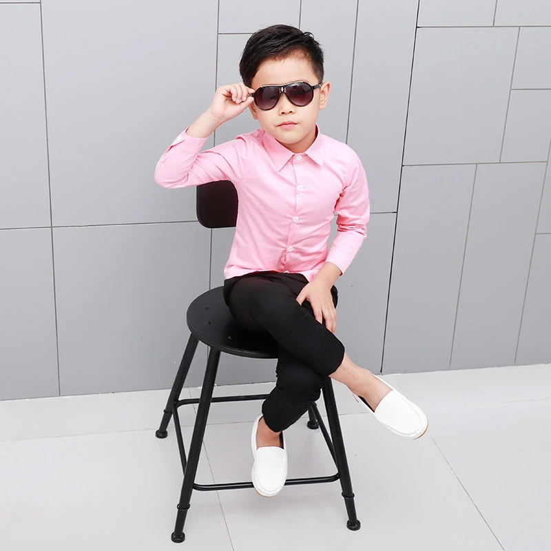 Luobobeibei 男の子シャツピンク子供服ティーンエイジャーのためのブレザースーツ結婚式シャツ幼児服 Aliexpress Mother Kids