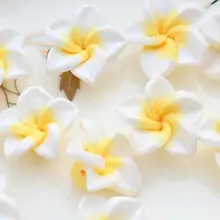 25 шт белые полимерные глиняные бусинки для цветов 20 мм среднего размера, ручная работа, Поли Цветочные бусины