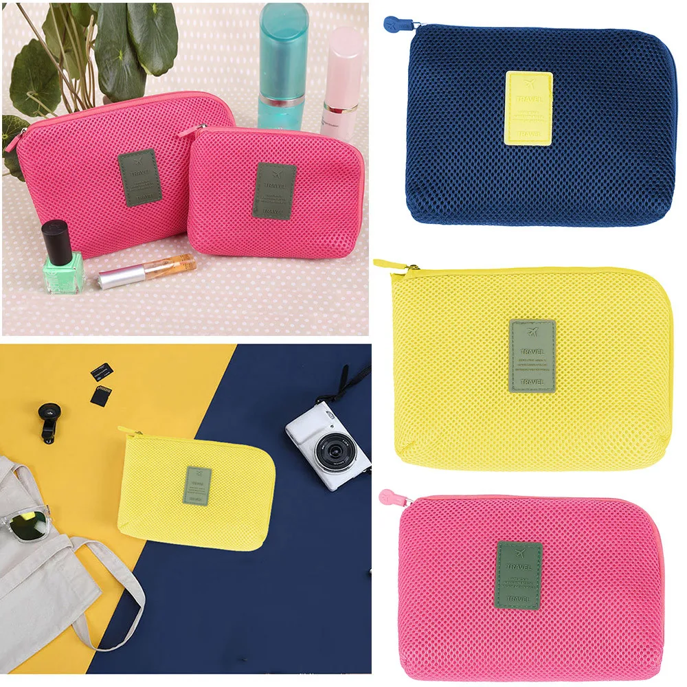 

Lightweight and compact Carry-On Compliant Shock proof Travel Data Cable Charger Storage Bag Mobile Power Pack Pouch Bag L503
